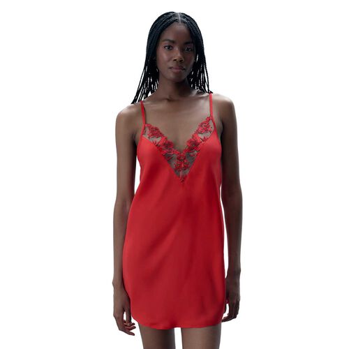 Bluebella Lavanya Luxury Satin Short Chemise